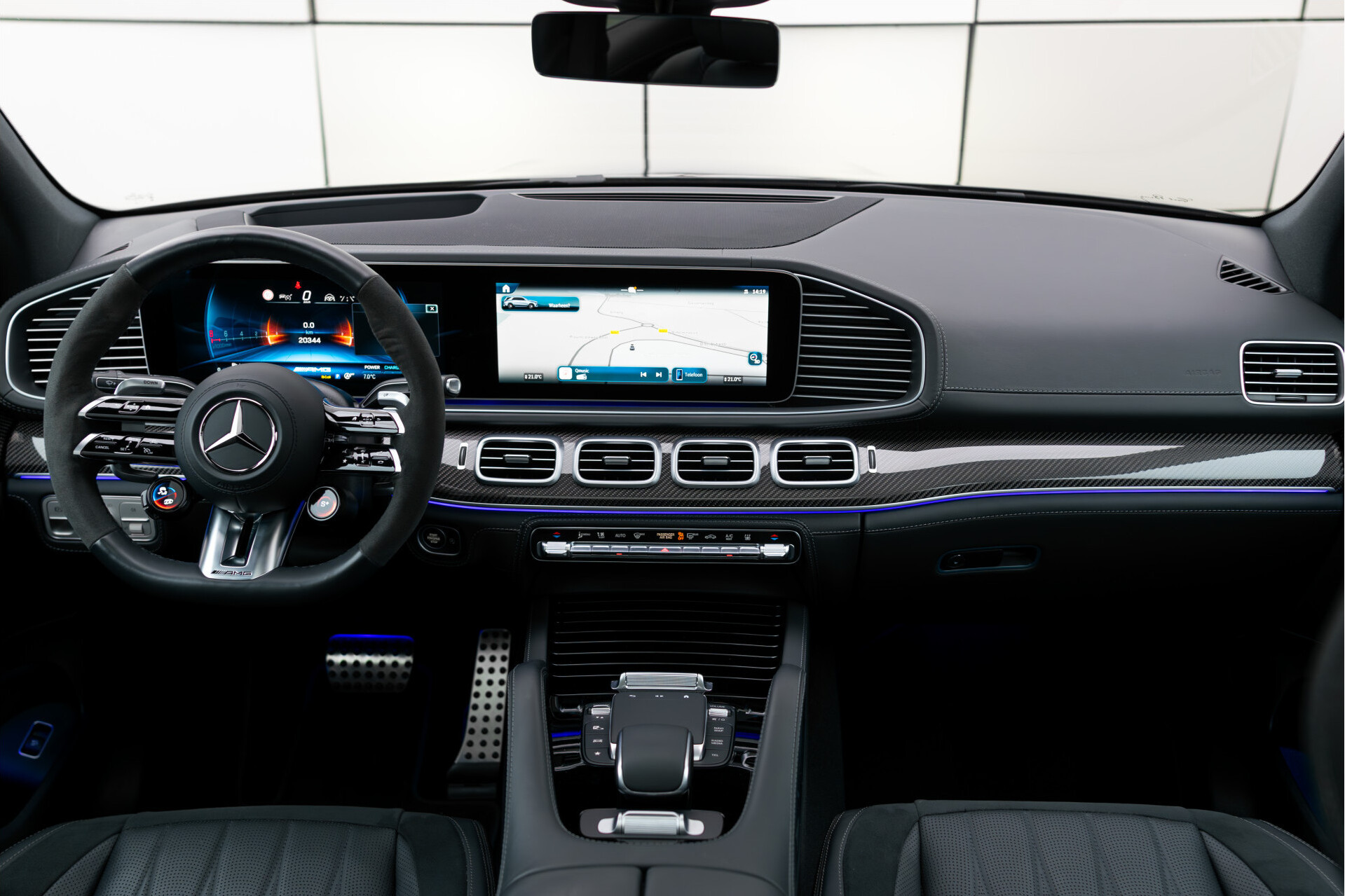 Mercedes-Benz GLE AMG 63 S 4M+ Facelift Carbon | Standkachel | Massage | Ruitleder | Burmester | HUD | Keyless | ACC | Softclose | Trekhaak Foto 45