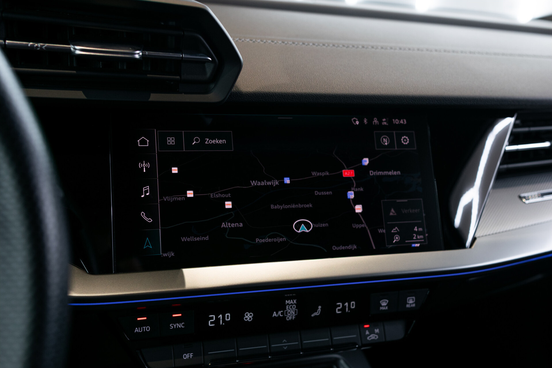 Audi A3 Sportback 30 TFSI S-Line Edition Blackline | Virtual | MMI Plus | Sound | LED | Sportstoelen | 18" | Ambient | New service/apk Foto 19