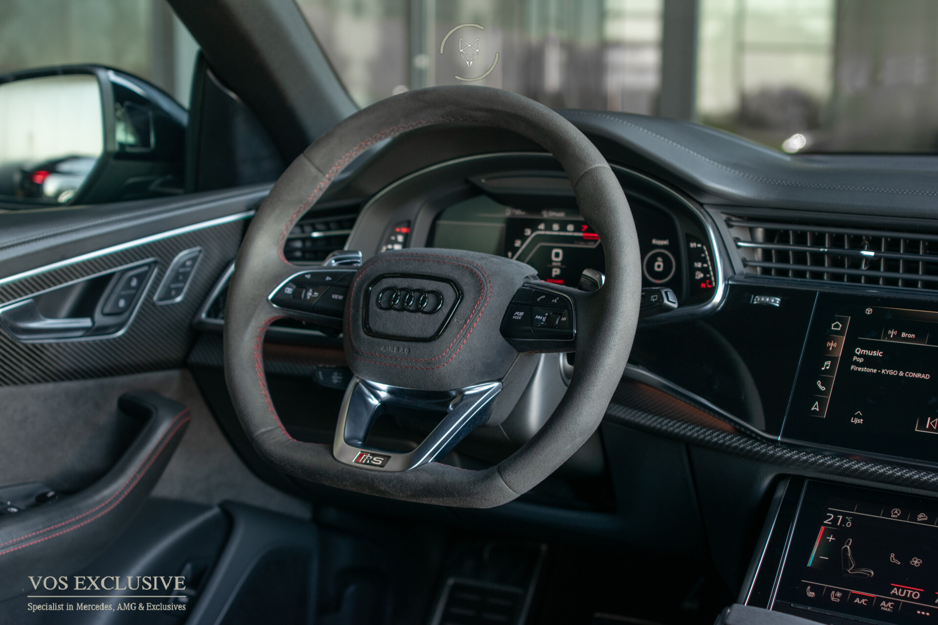 Audi Q8 4.0 TFSI RS Q8 quattro 23'' Vossen | Keramisch | Carbon | Arrow | Softclose | B&O 3D Sound | RS Dynamic | Luchtvering | ACC | HUD | Foto 42