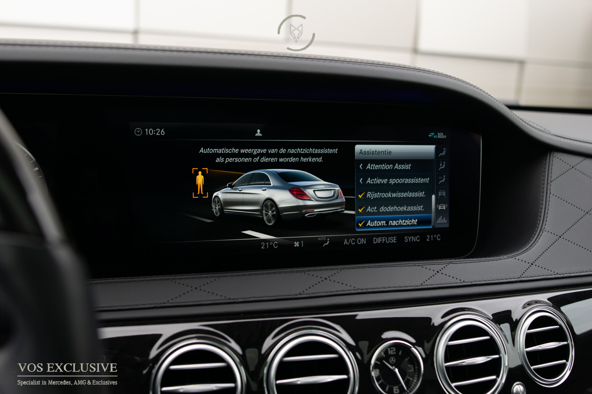 Mercedes-Benz S-Klasse 560 Lang 4-M AMG Exclusive | 4*massage/koeling | 20" | entertainment | standkachel | HUD | nachtzicht Foto 38