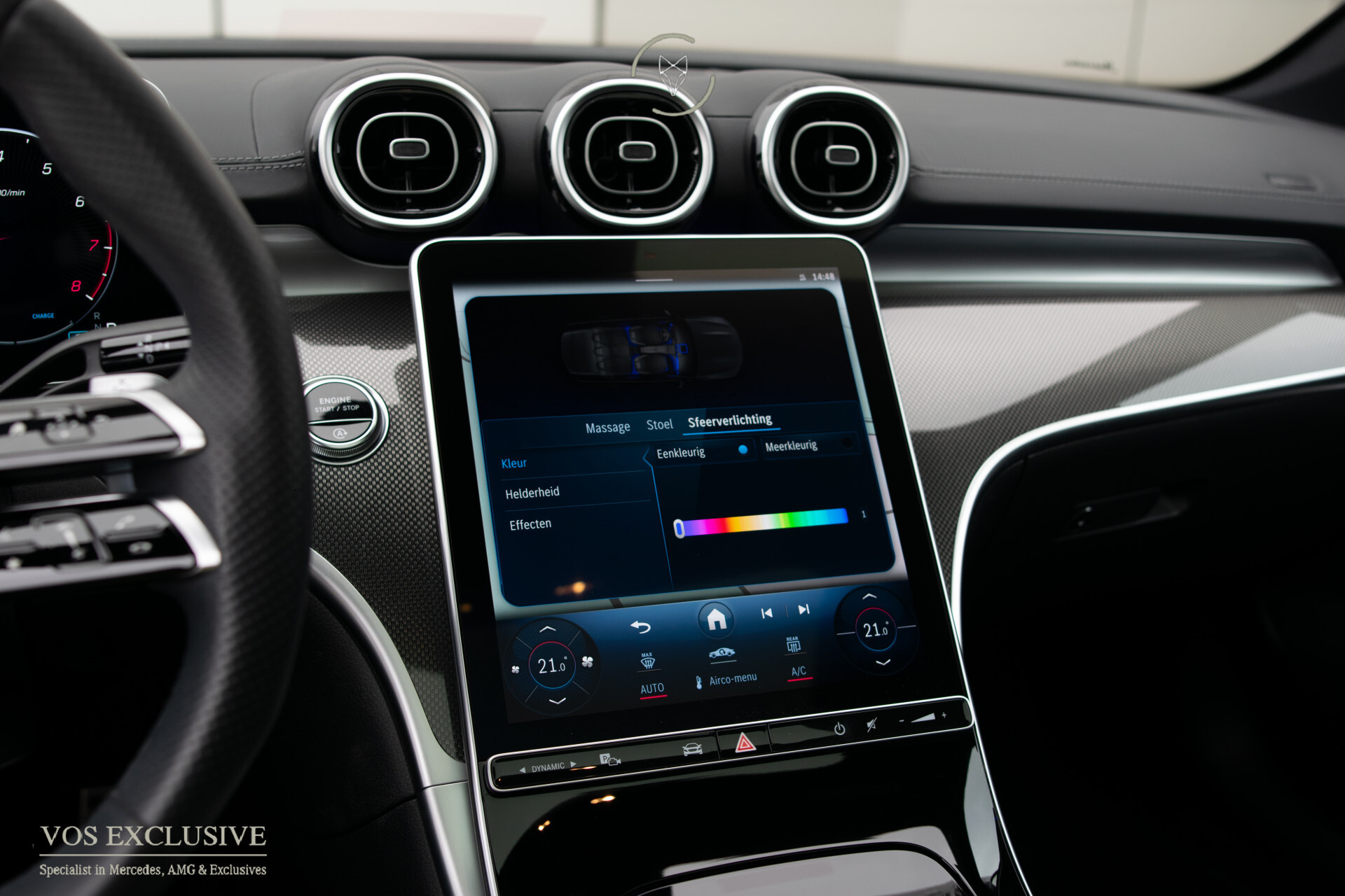 Mercedes-Benz C-Klasse Estate 300 AMG Night Massage | ACC | Keyless | Pano | 360 | Soundsysteem | LED | 19" | New Service Foto 34