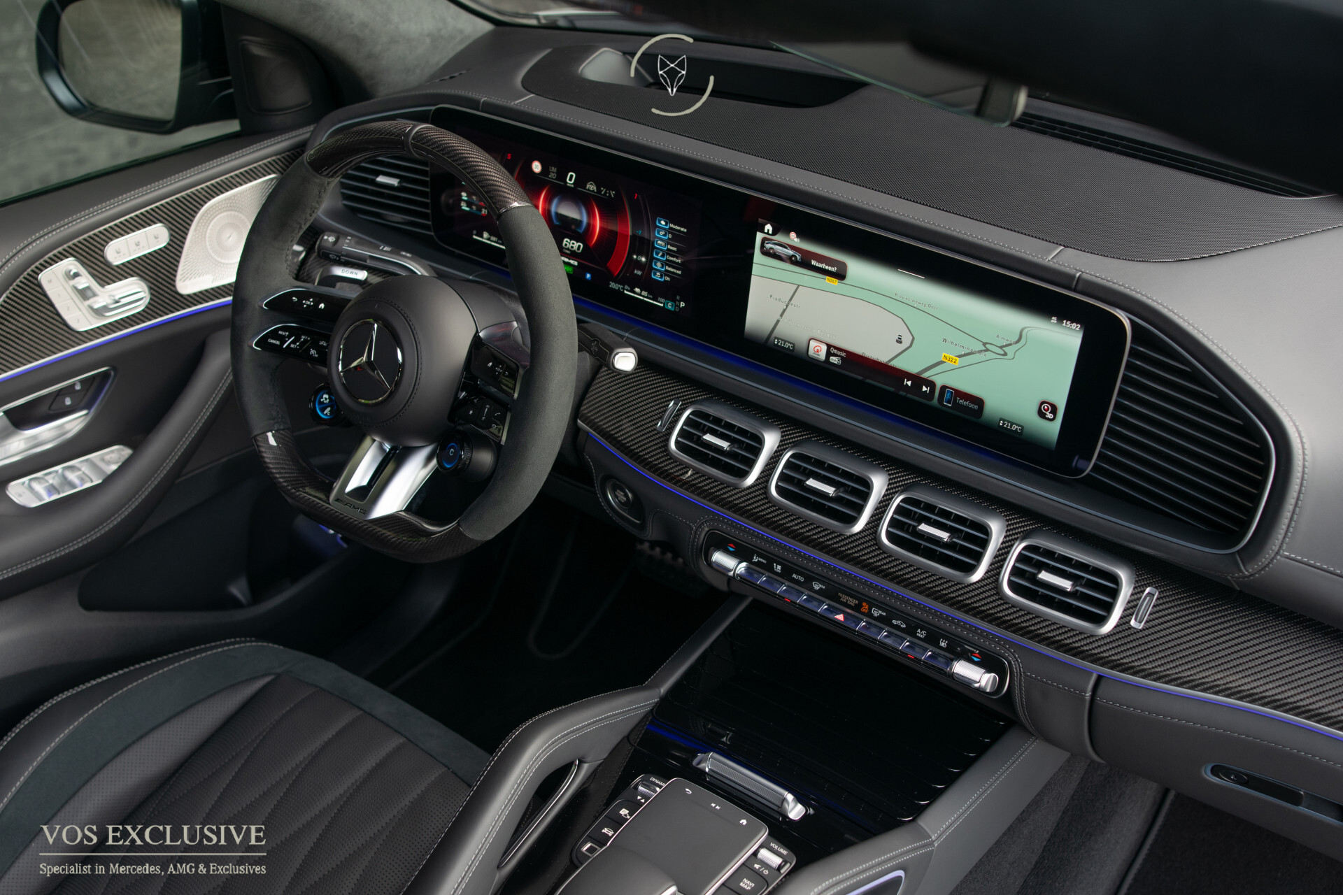 Mercedes-Benz GLE Coupé AMG 53 4MATIC+ Full Carbon | Ruitleder | Massage | Softclose | Manufaktur | Stoelkoeling | ACC | Keyless | Trekhaak Foto 31