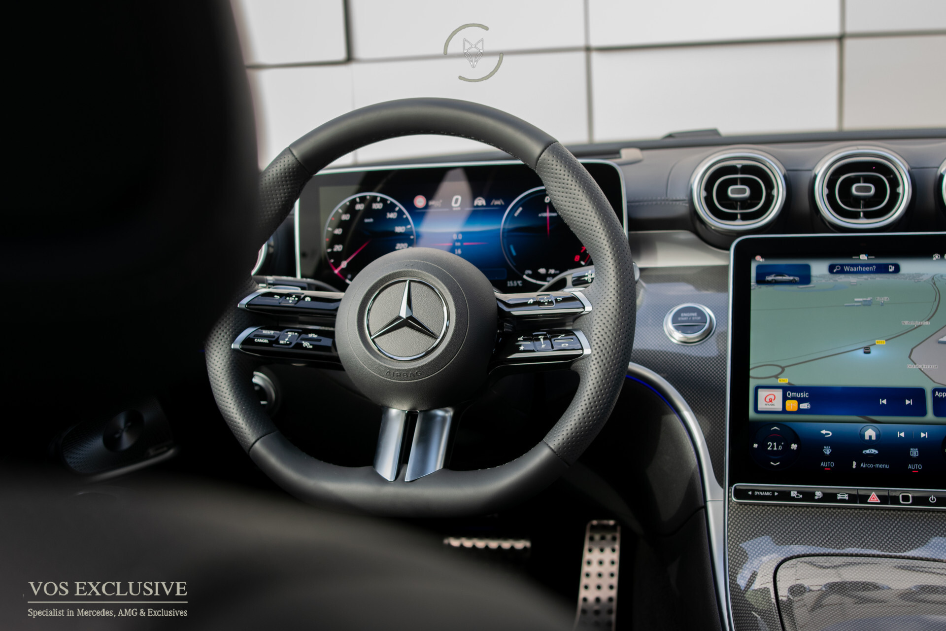 Mercedes-Benz C-Klasse 300 e AMG Magno | Nappa | Night | Rij-assistentie Plus | Keyless-Go | Stoelkoeling | Pano | 360° | Burmester | 19'' Foto 17