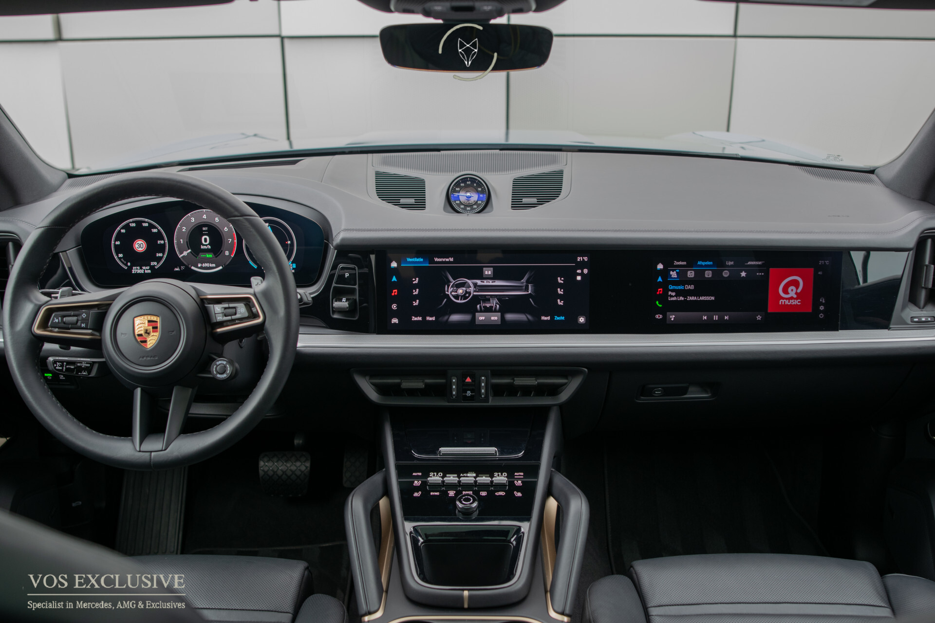 Porsche Cayenne 3.0 E-Hybrid SportDesign | Passenger Display | 21'' | Luchtvering | HUD | ACC | Bose | 18-voudig | Panorama | Stoelkoeling Foto 13