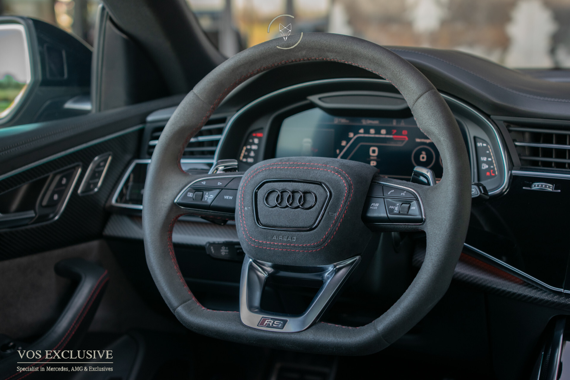 Audi RSQ8 4.0 TFSI Quattro 23'' Vossen | Ceramic | Carbon | Aeropakket | B&O 3D | RS Dynamic | 4-wielsturing | ACC | HUD | Keyless | Trekhaak | Softclose Foto 54