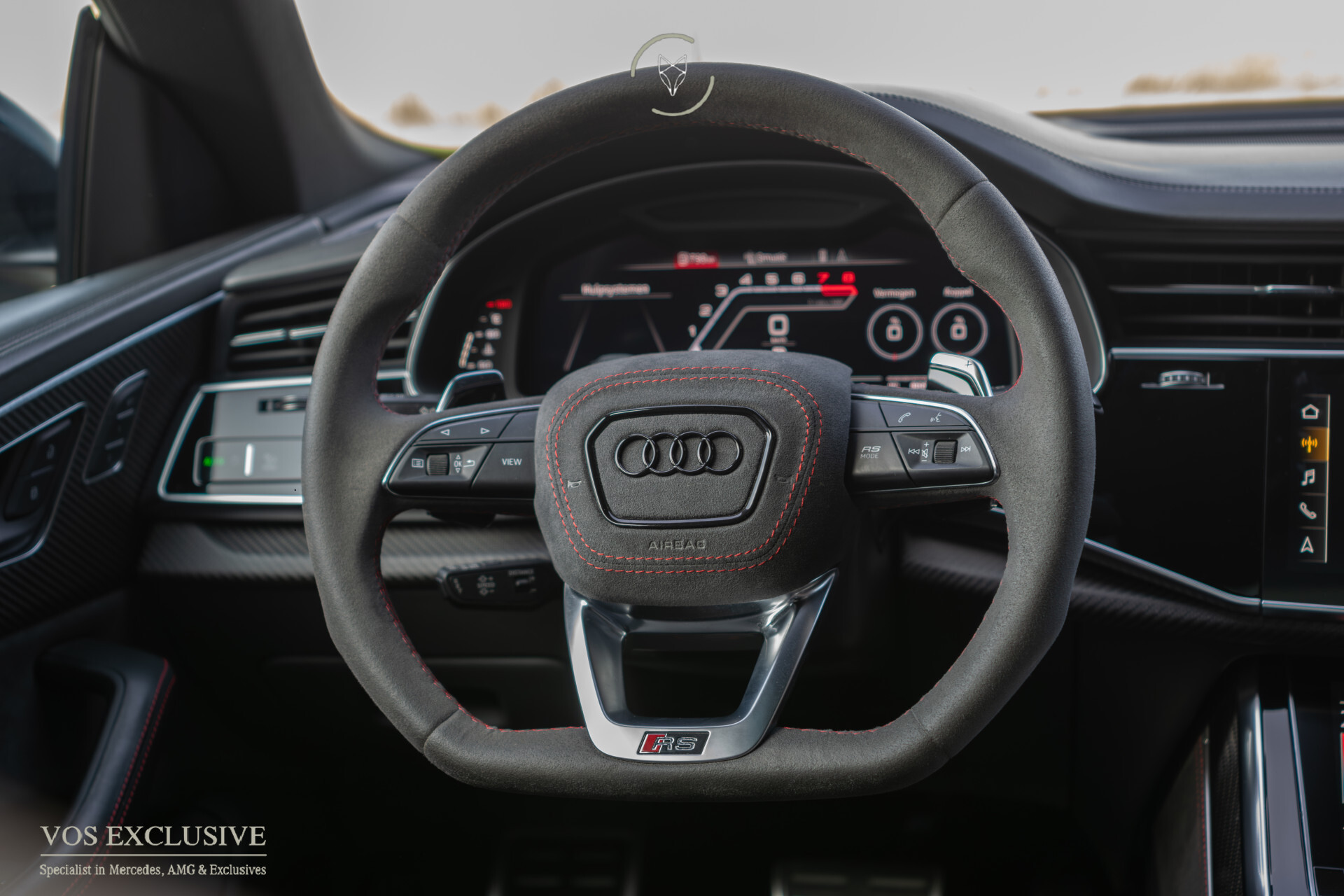 Audi RSQ8 4.0 TFSI Quattro 23'' Vossen | Ceramic | Carbon | Aeropakket | B&O 3D | RS Dynamic | 4-wielsturing | ACC | HUD | Keyless | Trekhaak | Softclose Foto 66