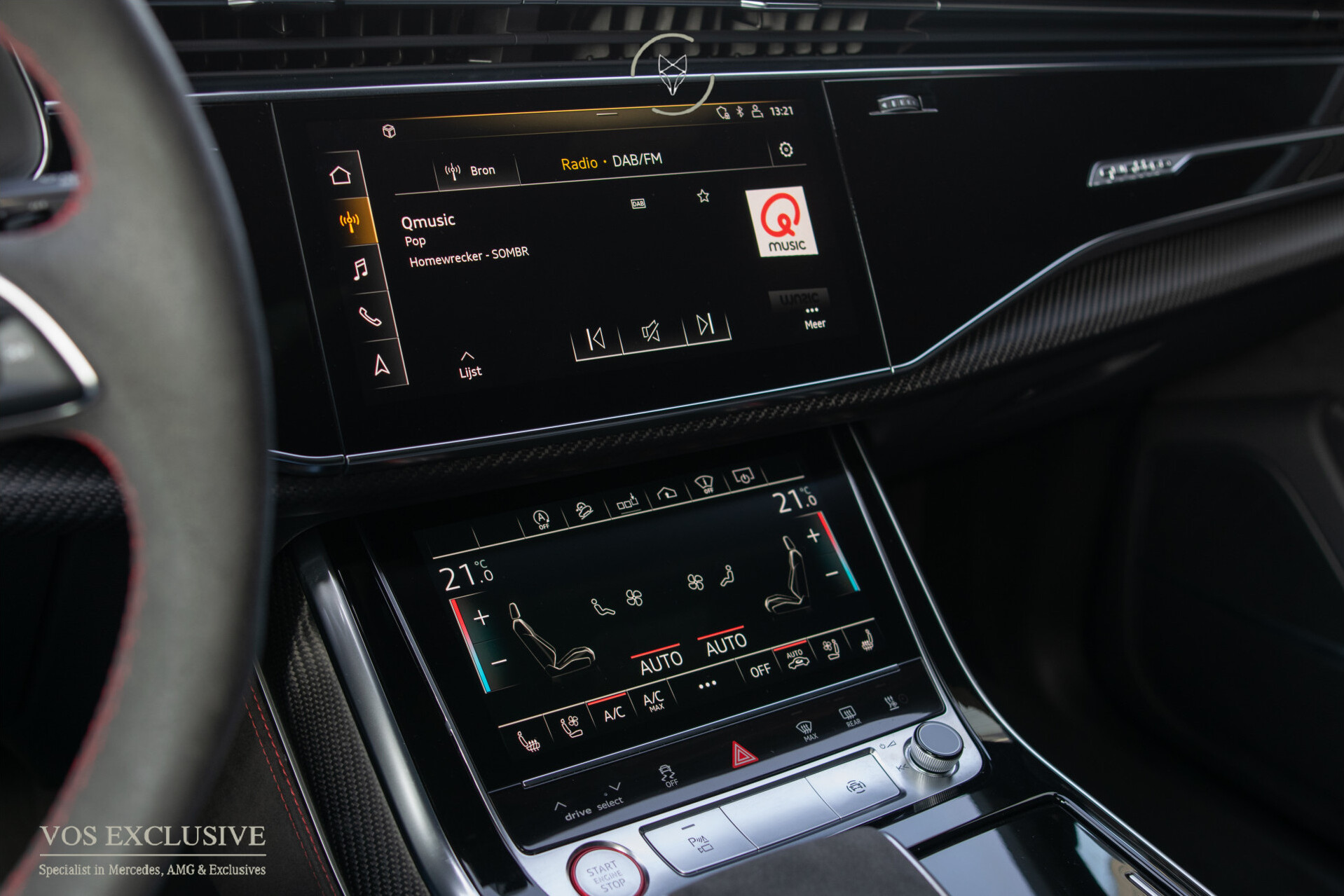 Audi RSQ8 4.0 TFSI Quattro 23'' Vossen | Ceramic | Carbon | Aeropakket | B&O 3D | RS Dynamic | 4-wielsturing | ACC | HUD | Keyless | Trekhaak | Softclose Foto 67