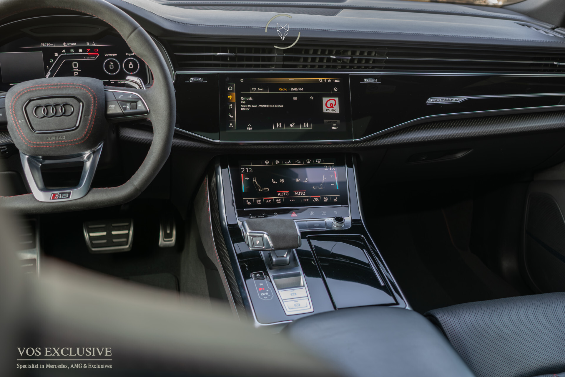 Audi RSQ8 4.0 TFSI Quattro 23'' Vossen | Ceramic | Carbon | Aeropakket | B&O 3D | RS Dynamic | 4-wielsturing | ACC | HUD | Keyless | Trekhaak | Softclose Foto 70